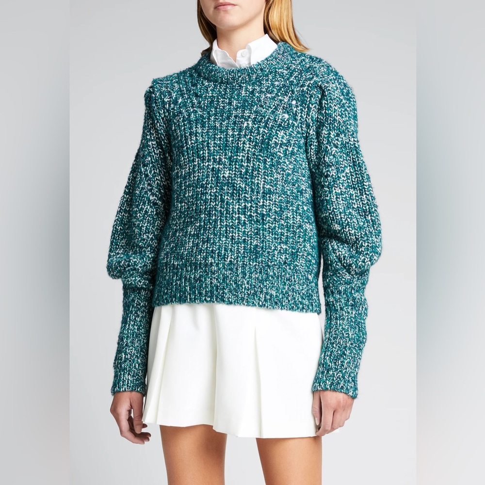 Veronica Beard - Roopa Puff-Sleeved Sweater - Picture 5 of 15